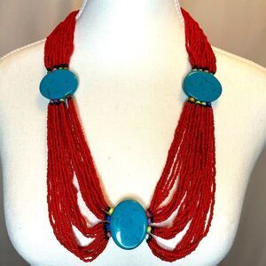 ⭐️ Gorgeous multi-strand necklace